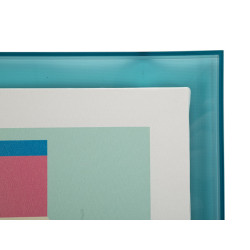 Impression sur toile Pop Art H – Explosion de couleurs et énergie (50 x 3,3 x 70 cm)