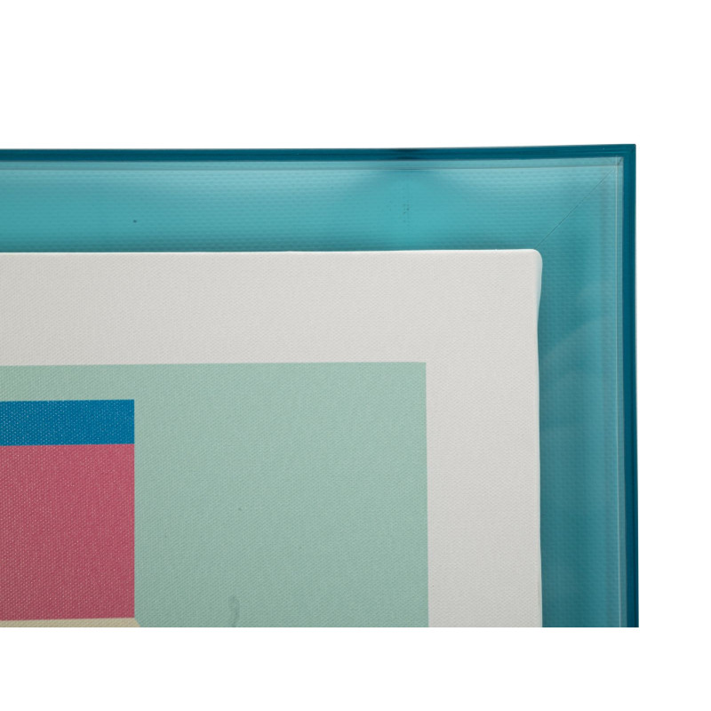 Impression sur toile Pop Art H – Explosion de couleurs et énergie (50 x 3,3 x 70 cm)