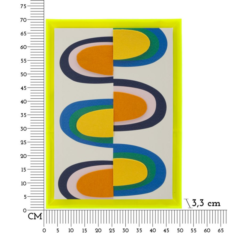 Impressão em Tela Pop Art G – Design Gráfico e Impacto Visual (50 x 3,3 x 70 cm)