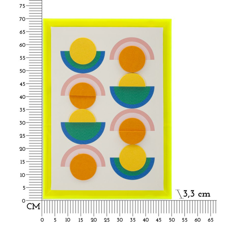 Impressione su tela Pop Art con cornice L – Esplosione di colori ed energia murale (50 x 3,3 x 70 cm)