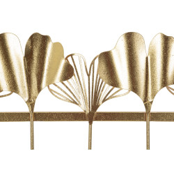 Crochê de parede 5 folhas – Funcionalidade e estilo para a sua parede (49,5 x 6 x 26,3 cm)