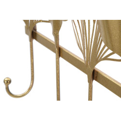 Ganchillo de pared de 5 hojas – Funcionalidad y estilo para tu pared (49,5 x 6 x 26,3 cm)