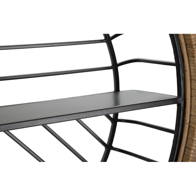 Étagère murale CEBU – Organisation bohème chic et moderne (72,5 x 18 x 65 cm)