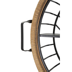 Étagère murale CEBU – Organisation bohème chic et moderne (72,5 x 18 x 65 cm)