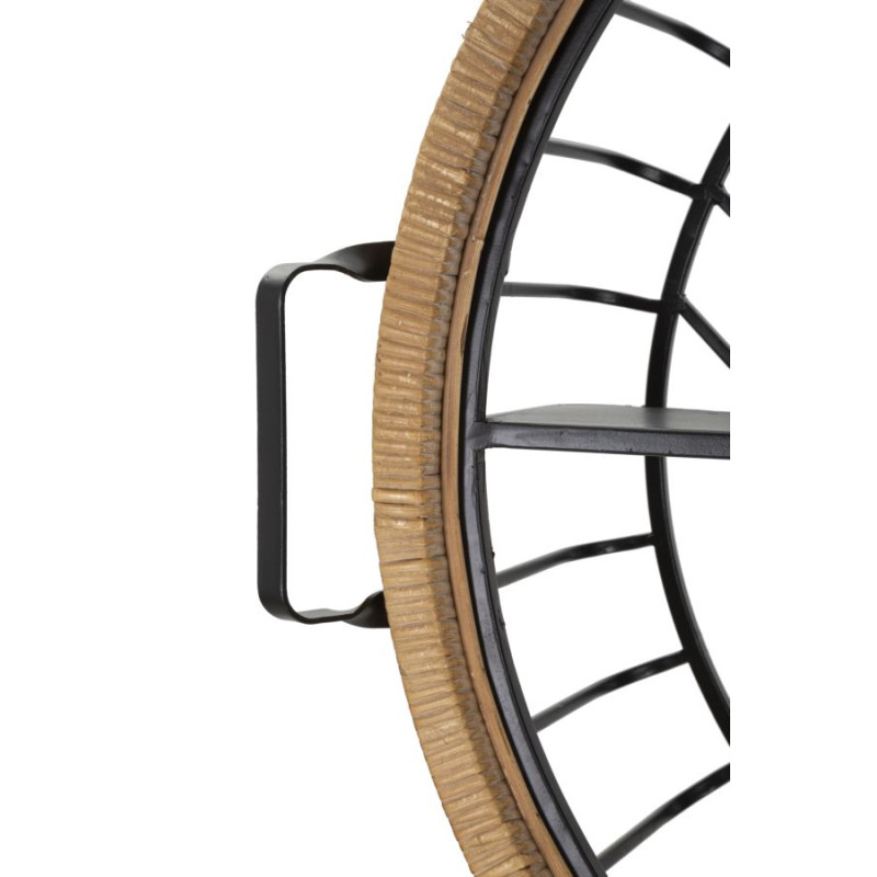 Étagère murale CEBU – Organisation bohème chic et moderne (72,5 x 18 x 65 cm)