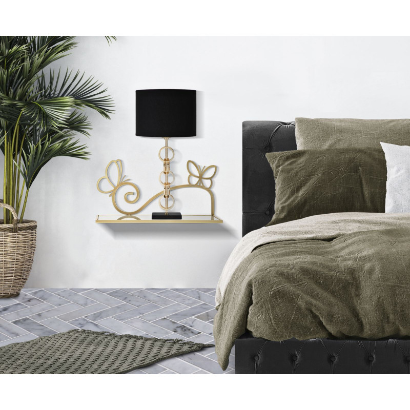 Ensemble de 2 papillons pour lit mural – Fantaisie aérienne et charme décoratif (41,5 x 18 x 21 cm)