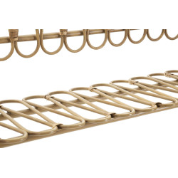 Étagère murale Panama – Grande capacité et style bohème impressionnant (162 x 28 x 43,5 cm)