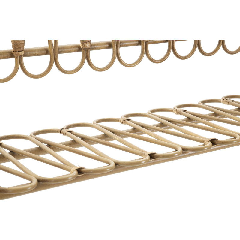 Étagère murale Panama – Grande capacité et style bohème impressionnant (162 x 28 x 43,5 cm)