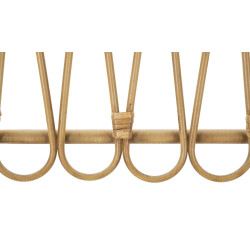 Étagère murale Panama – Grande capacité et style bohème impressionnant (162 x 28 x 43,5 cm)