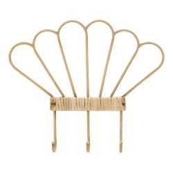 Gancio da parete Panama a 3 ganci – Organizzazione pratica e design raffinato (37,5 x 5 x 32,5 cm)