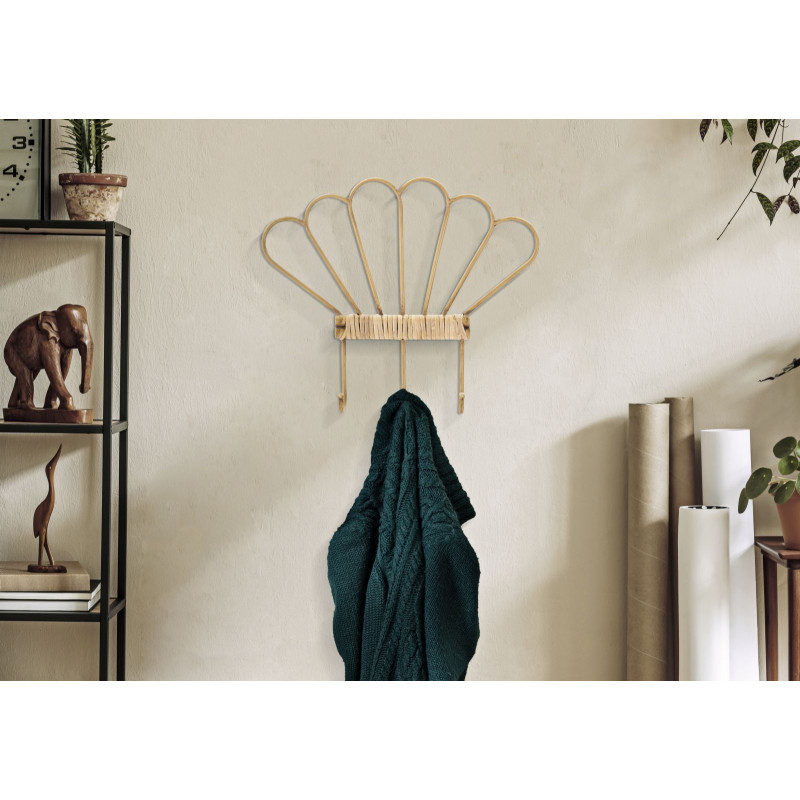 Gancio da parete Panama a 3 ganci – Organizzazione pratica e design raffinato (37,5 x 5 x 32,5 cm)