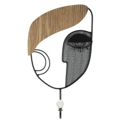 Uncinetto da parete PICASSY – Minimalismo e praticità decorativa (16 x 6 x 33 cm)