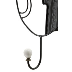 Crochet mural PICASSY – Minimalisme et praticité décorative (16 x 6 x 33 cm)