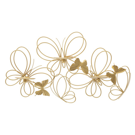 Portavelas de pared PAPILS – Diseño refinado y modernidad (61 x 12 x 34 cm)