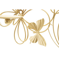 Porte-bougies mural PAPILS – Design raffiné et modernité (61 x 12 x 34 cm)