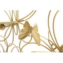 Portavelas de pared PAPILS – Diseño refinado y modernidad (61 x 12 x 34 cm)