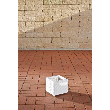 Pots de fleurs Laura S blanc