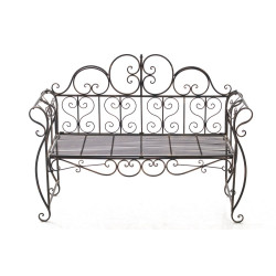 Banc de jardin Minna, bronze