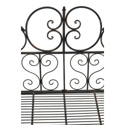 Banc de jardin Minna, bronze