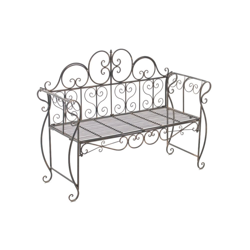 Banc de jardin Minna, bronze