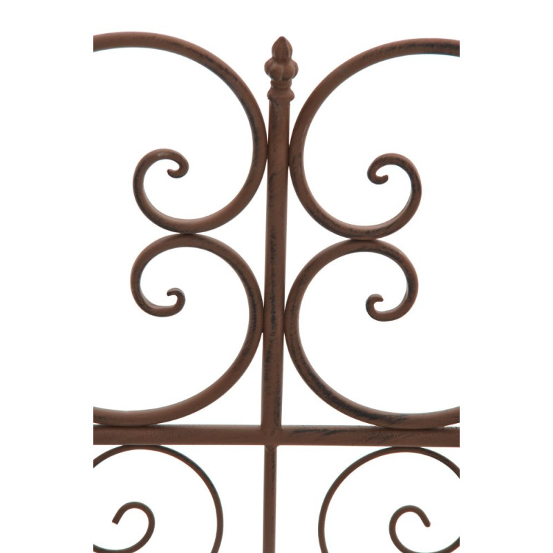 Banc de jardin Minna brun antique