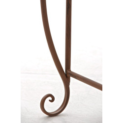 Banc de jardin Minna brun antique