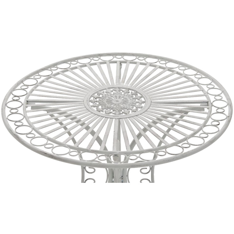 Table Hari blanc antique