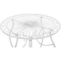Table Indra blanc antique