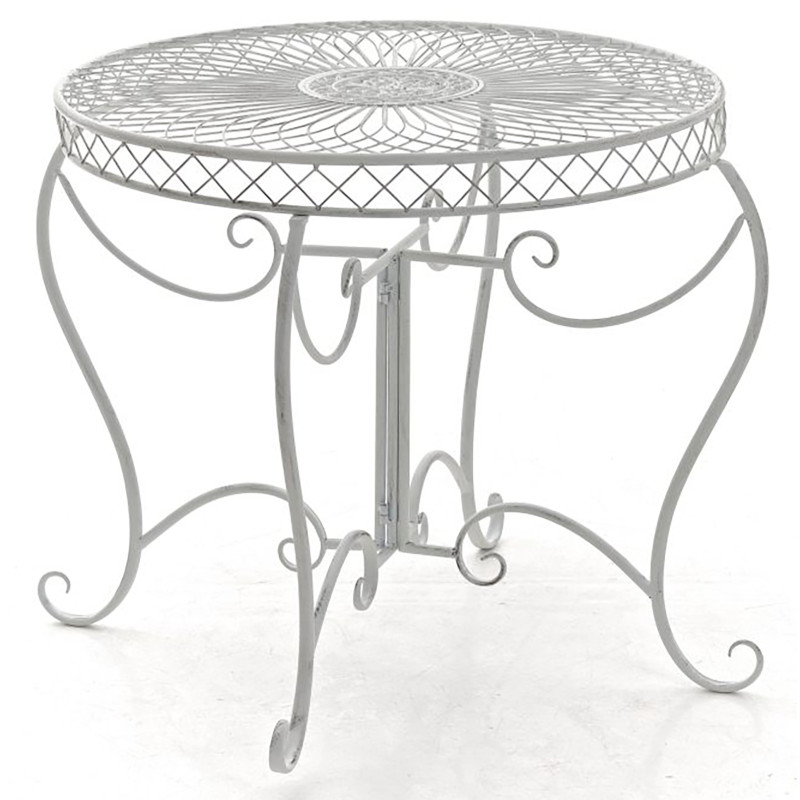 Table Sheela blanc antique