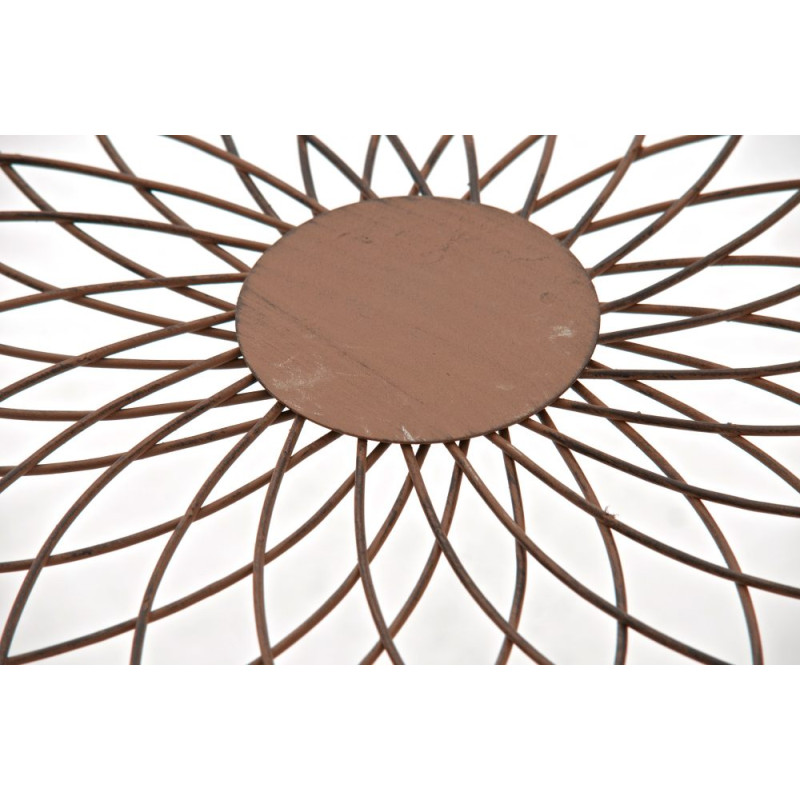 Mesa jardin de hierro Zarina Marrón antiguo