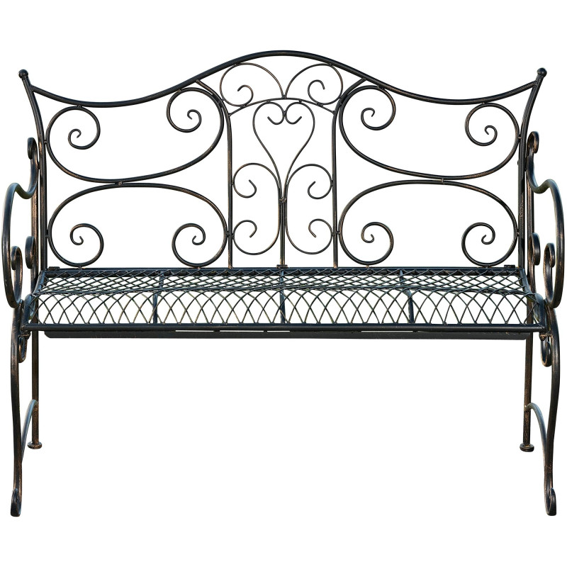 Banc de jardin Tara, bronze