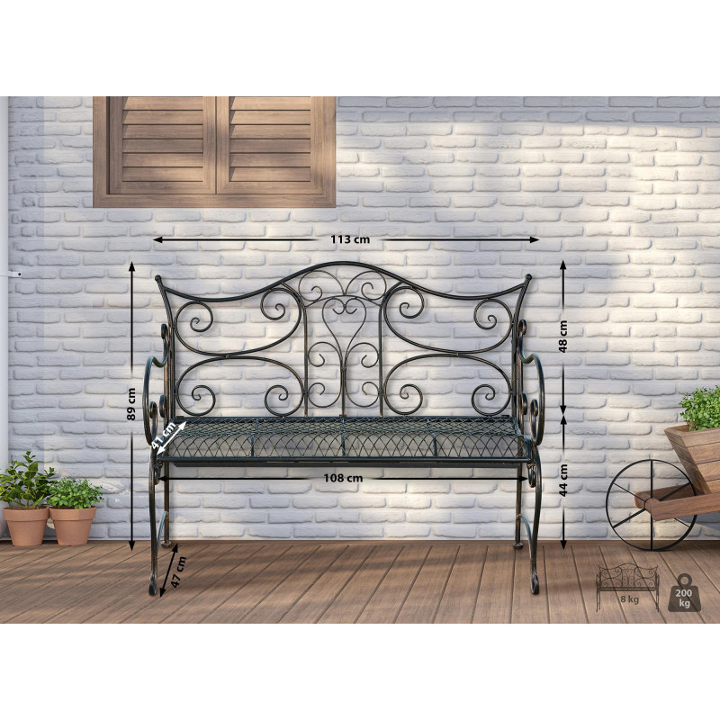 Banc de jardin Tara bronze