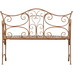 Banc de jardin Tara brun antique