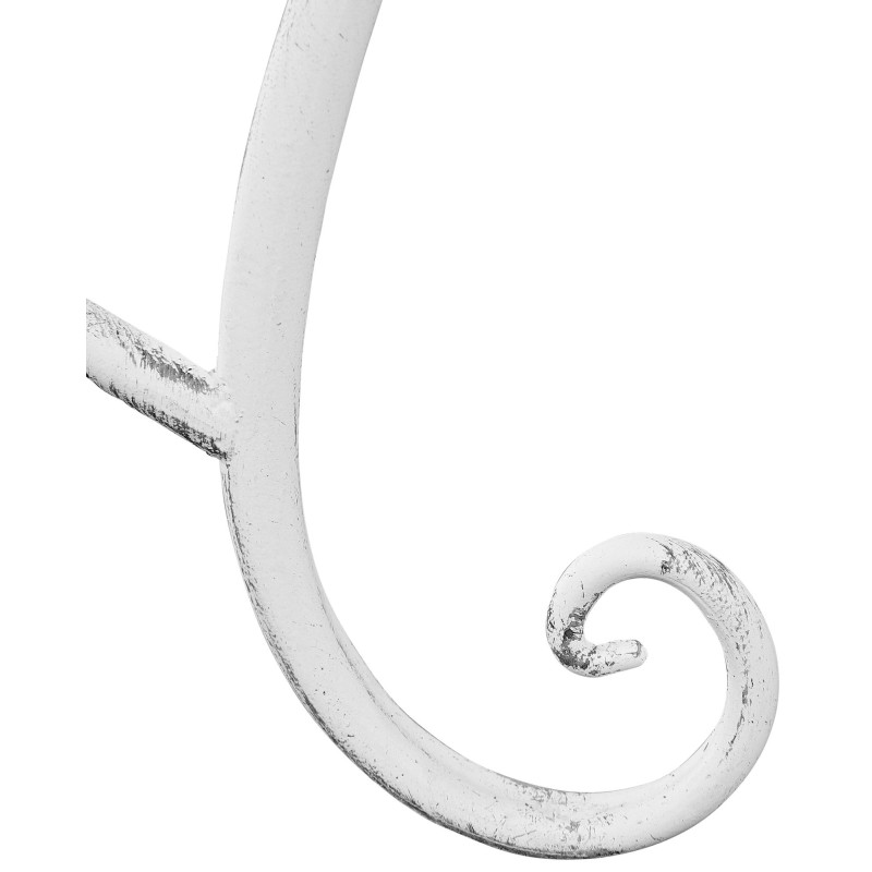 Banc de jardin Tara blanc antique