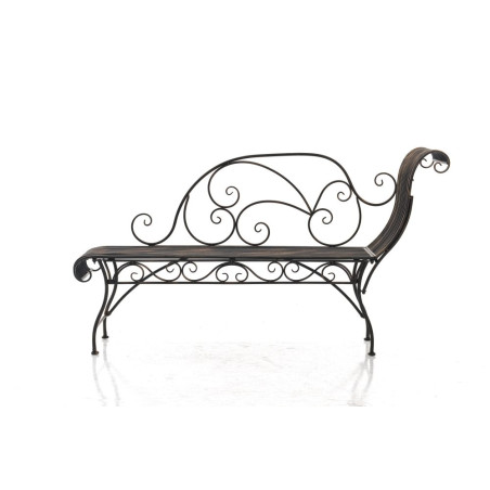 Banc de jardin en bronze Karma