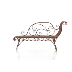 Banc de jardin Karma brun antique