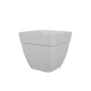 Pot a fleurs et plantes carré CAPRI CAMPANA - Plastique - 37x37 cm - Blanc - ARTEVASI