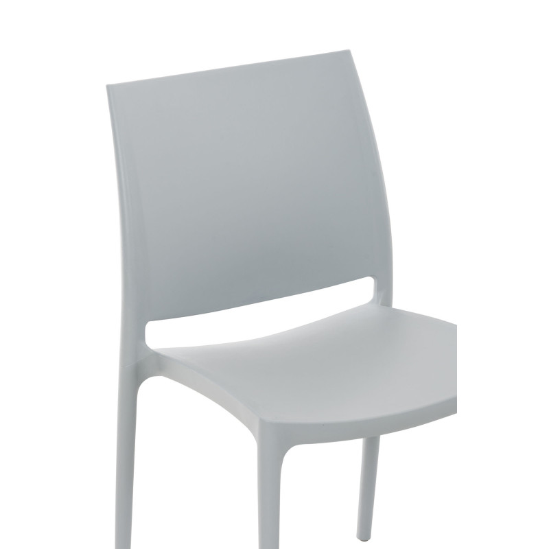 Chaise Maya gris clair
