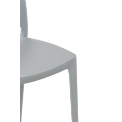 Chaise Maya gris clair