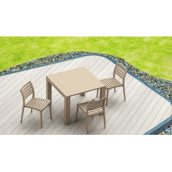 Silla de Jardín Apilable ARES Barro
