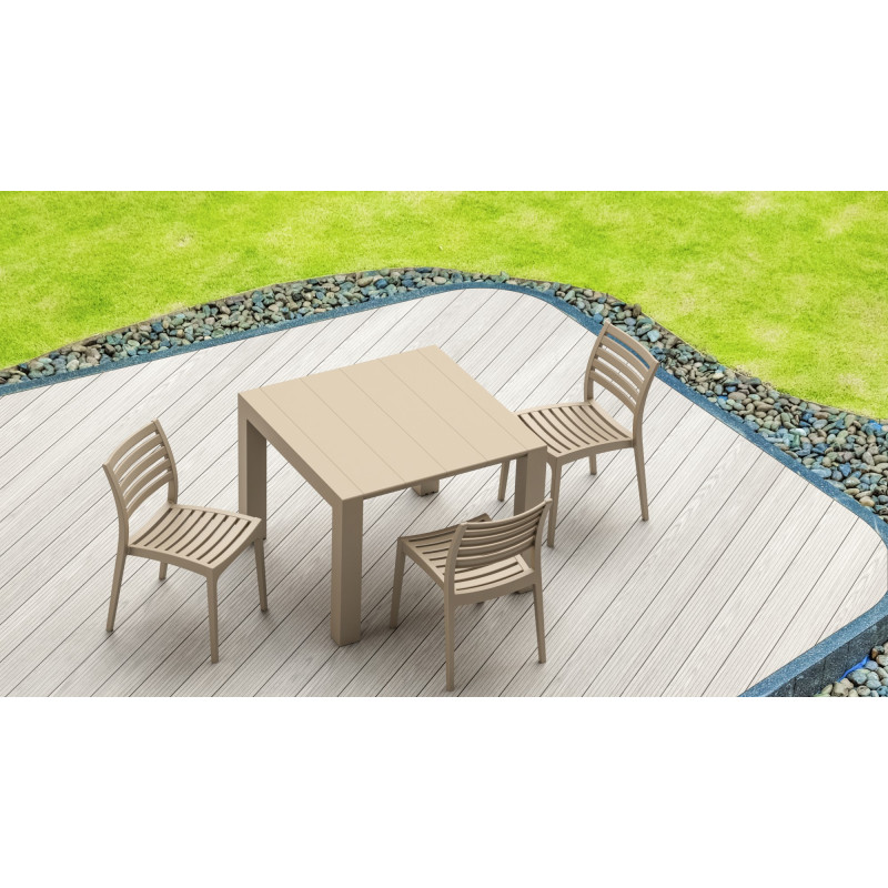 Silla de Jardín Apilable ARES Barro