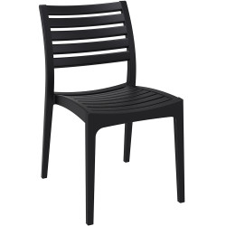 Chaise Ares, noire