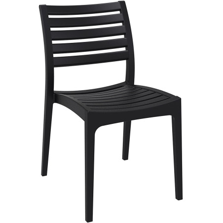 Chaise Ares, noire