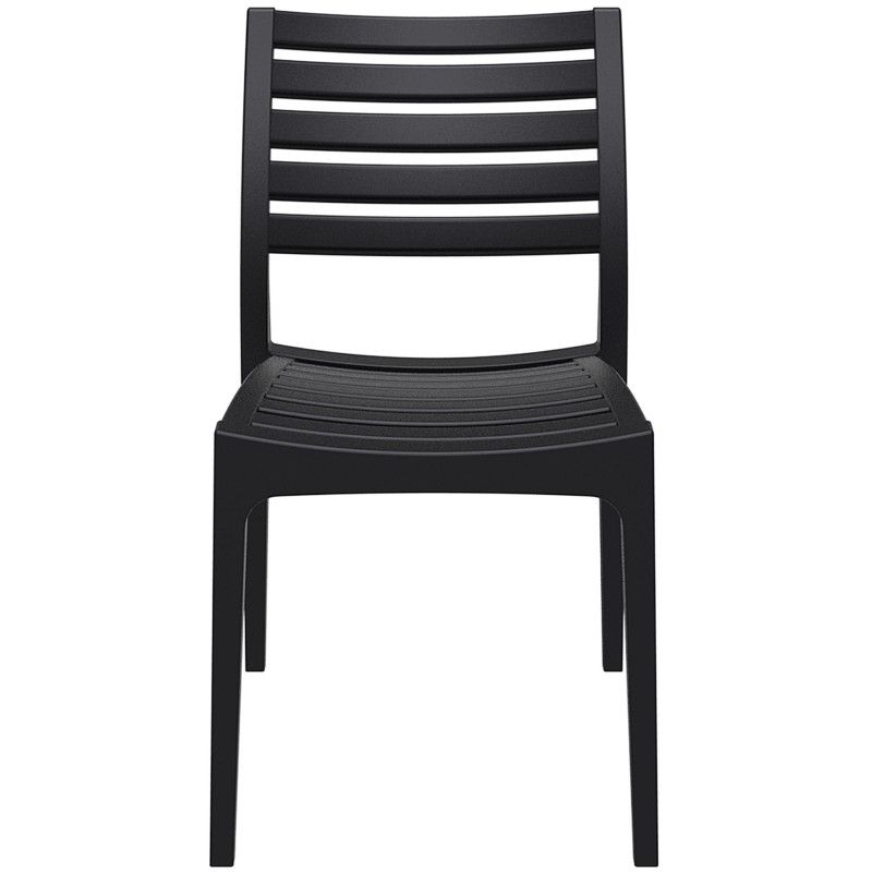 Silla de Jardín Apilable ARES Negro