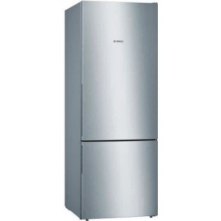 BOSCH KGV58VLEAS - Réfrigérateur combiné - 500 L (376 L + 124 L) - Froid low frost grande capacité- L 70 x H 191 cm - Inox