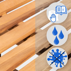 Banco de teca Florida Teca,120 cm