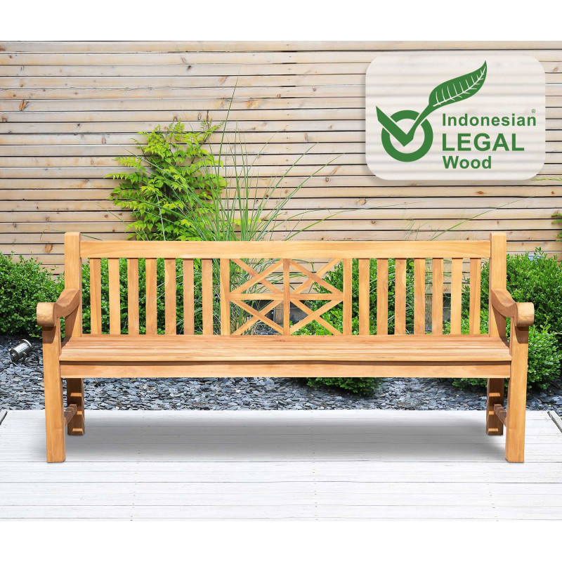 Banc en teck Florida 200 cm teck