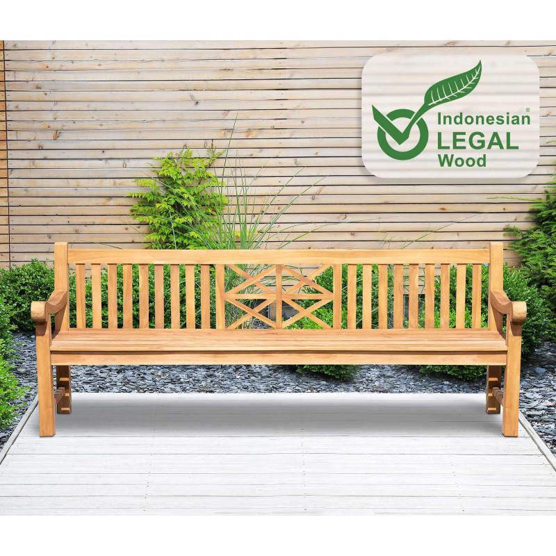 Banc en teck Florida 240 cm teck