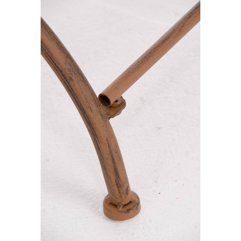 Lotta chaise brun antique