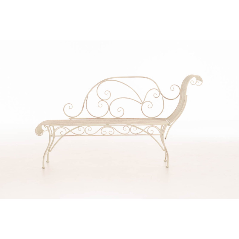 Banc de jardin Karma crème antique
